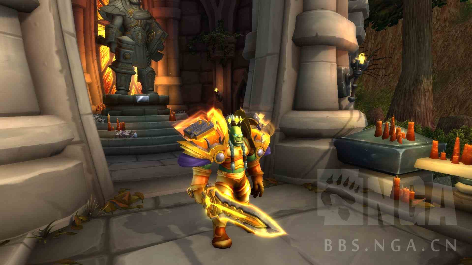 《魔獸世界》板甲幻化：艾澤拉斯世界回頭率100%你值得擁有