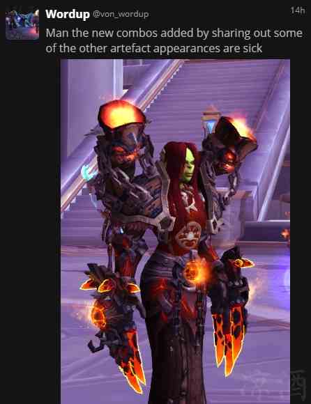 魔獸世界：神器幻化將更為靈活 不再限制專精且無(wú)需配套