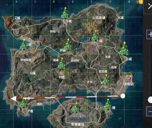 和平精英圣誕樹位置2020 圣誕樹在哪里